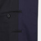 Vestes Veste zippée en laine bleu marine Dior Bleu foncé Homme