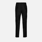 パンツ プリーツトラウザー Fendi 黒 Homme