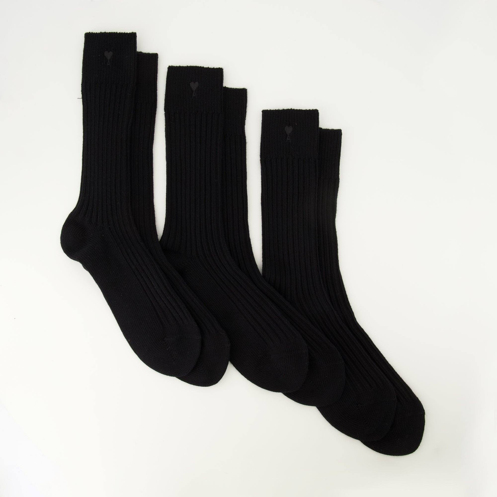 Image de l'article Lot de chaussettes Ami de Coeur de la marque Ami PARIS pour Unisex - Saison Automne-Hiver 2025 - Vue de Face