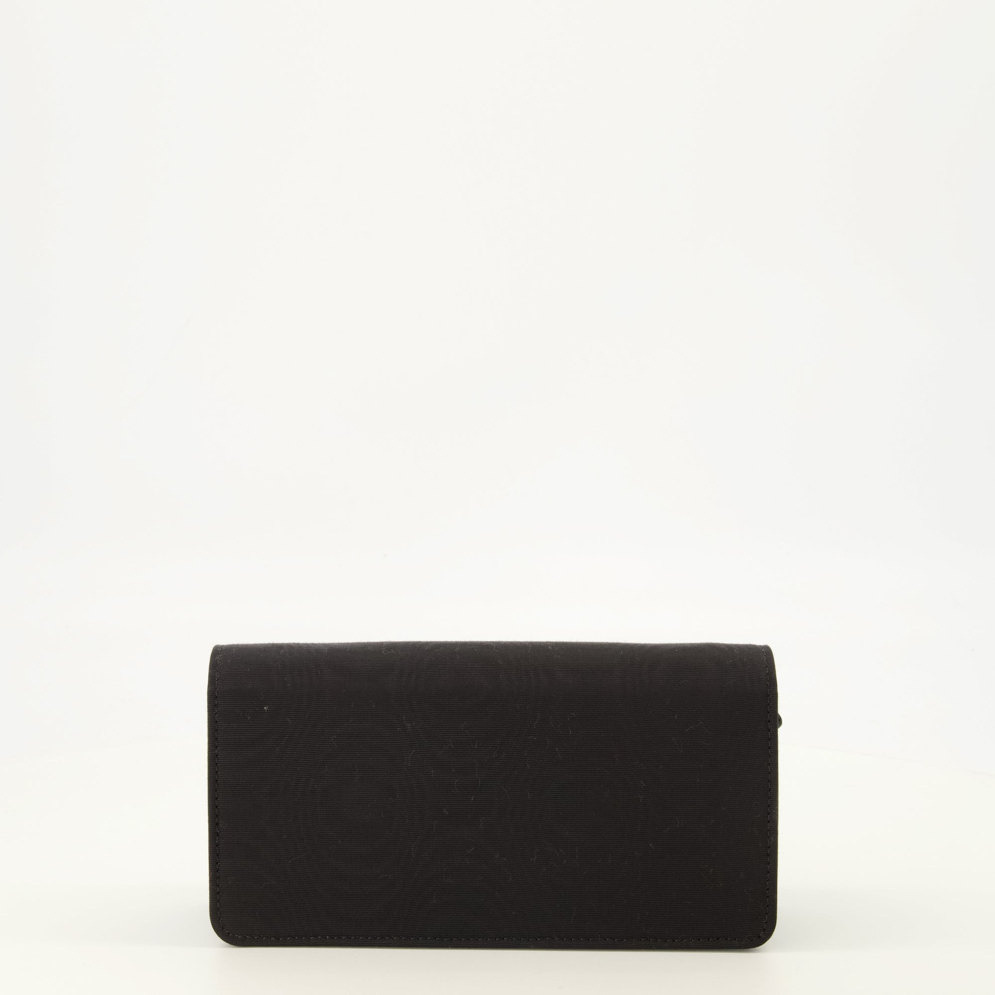 Petite maroquinerie VLogo チェーンウオレット ブラックファブリック Valentino Garavani Noir Femme
