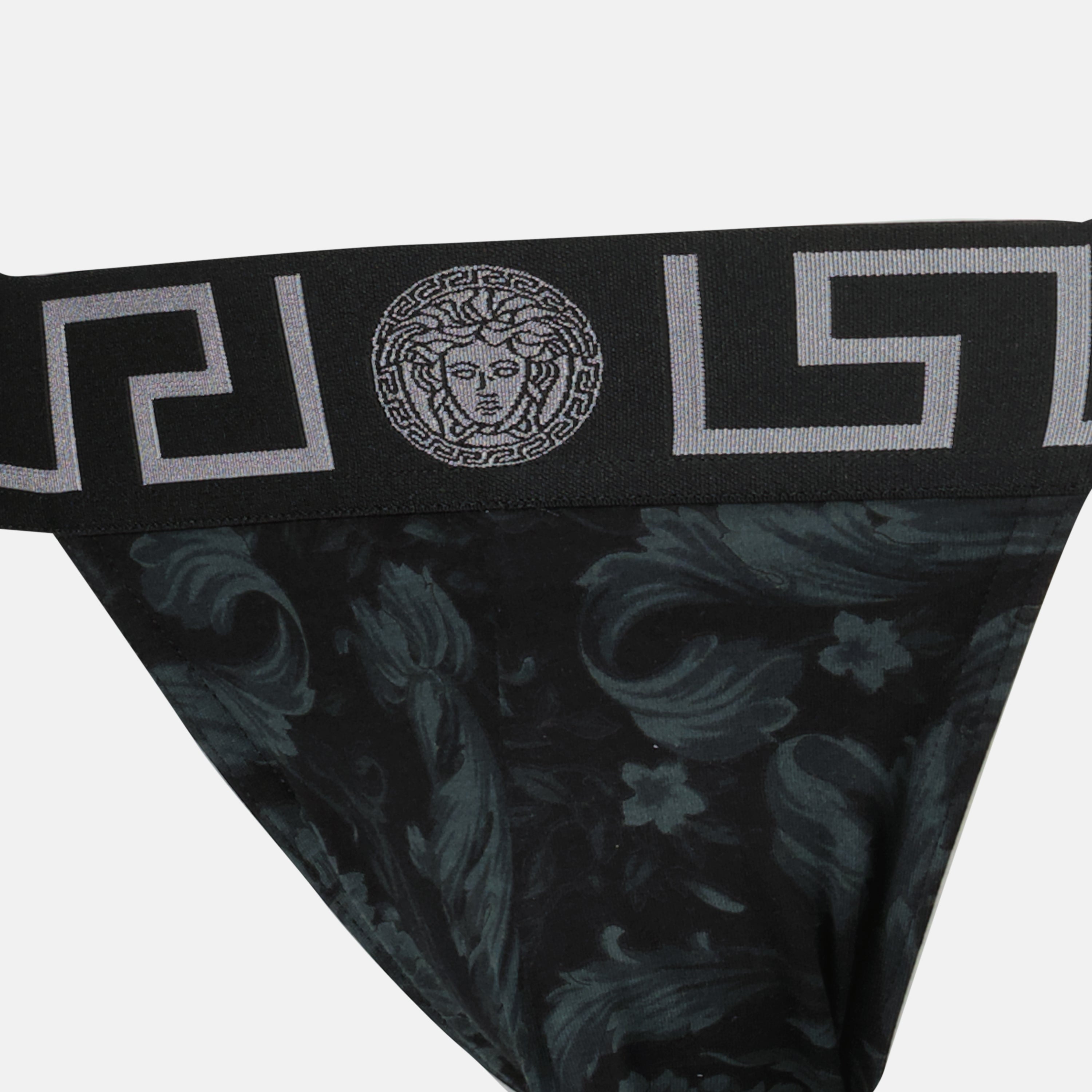 Sous-vêtements et homewear Suspensoir Barocco Versace Noir Homme