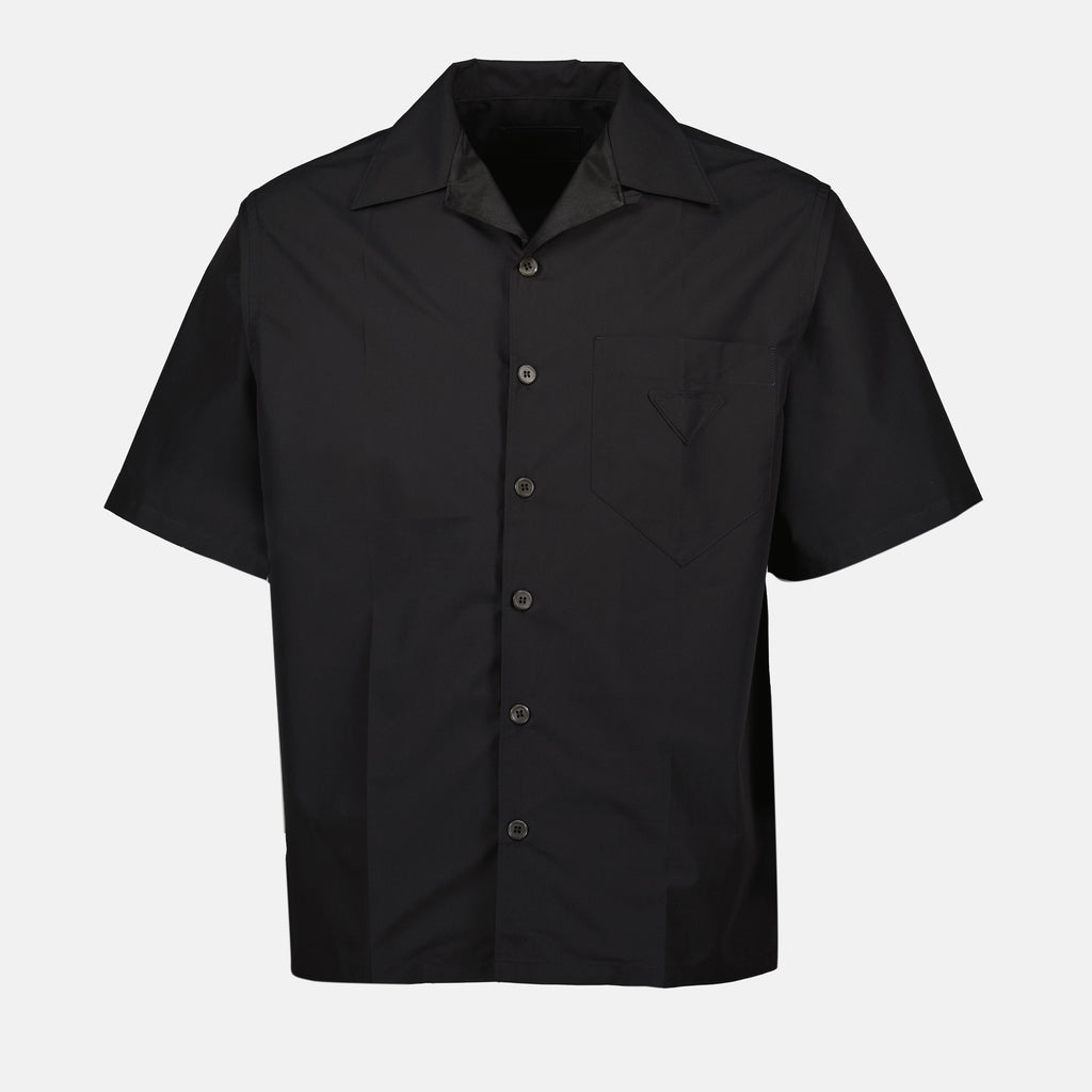 Hemden Kurzarmhemd Prada Schwarz Homme