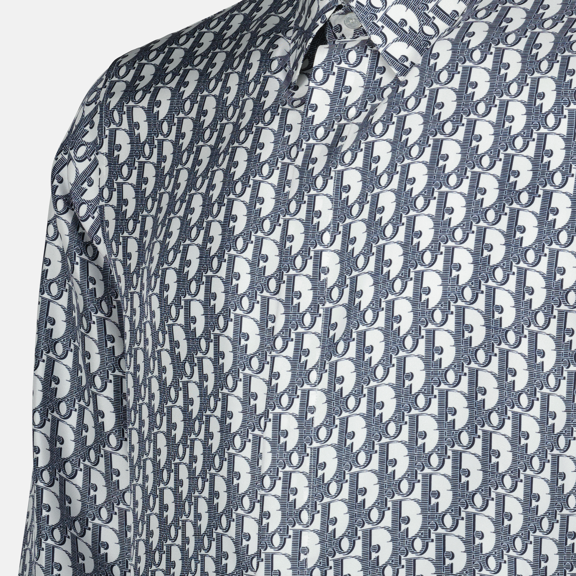 Chemises Chemise Dior Oblique Dior Bleu foncé Homme