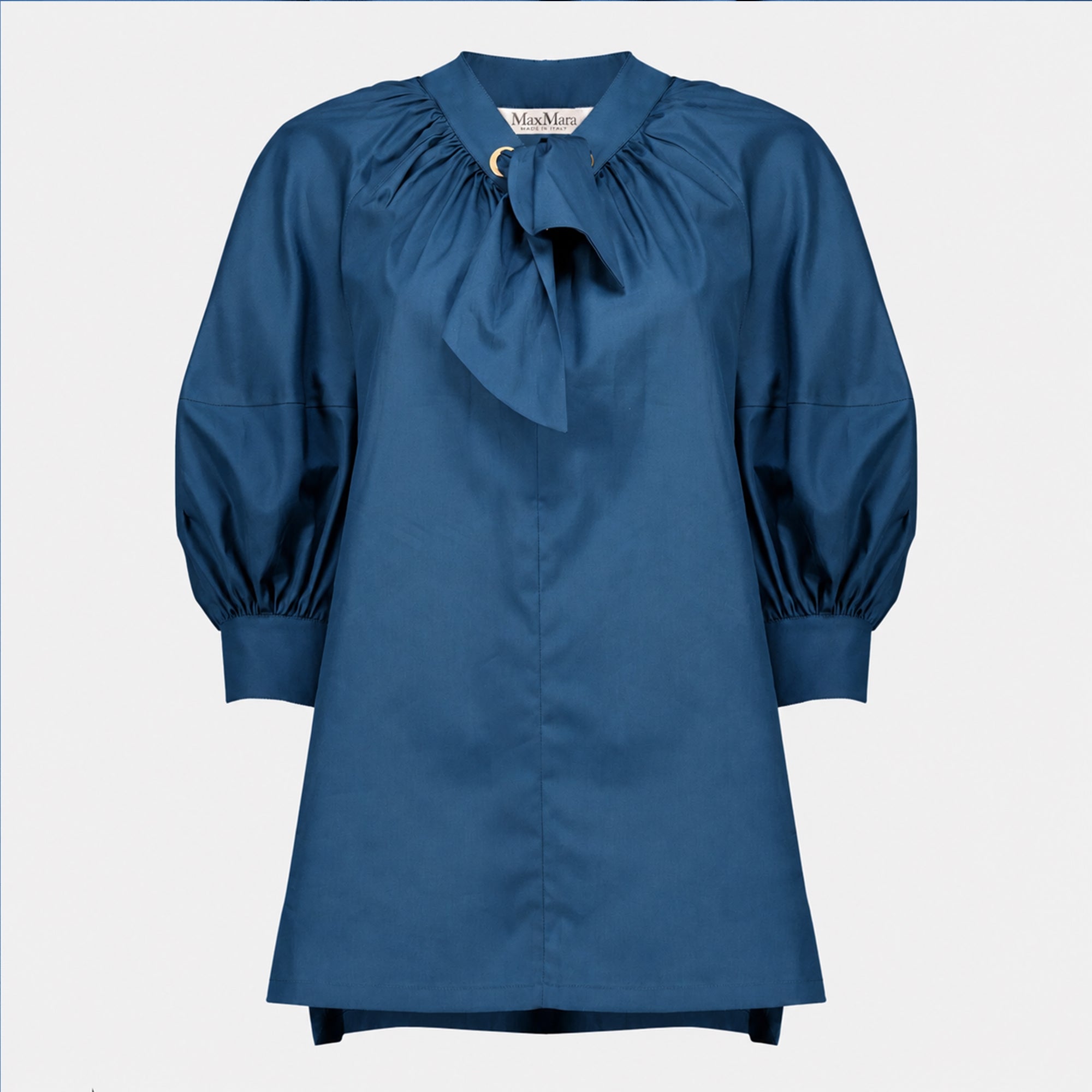 Chemises Chemisier en popeline bleu Max Mara Bleu Femme