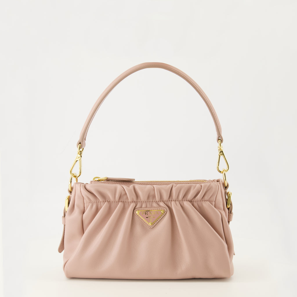 Imagen del artículo Bolsa de cuero nappa rosa de la marca Prada para Mujeres - Temporada Primavera-Verano 2026 - Vista Frontal