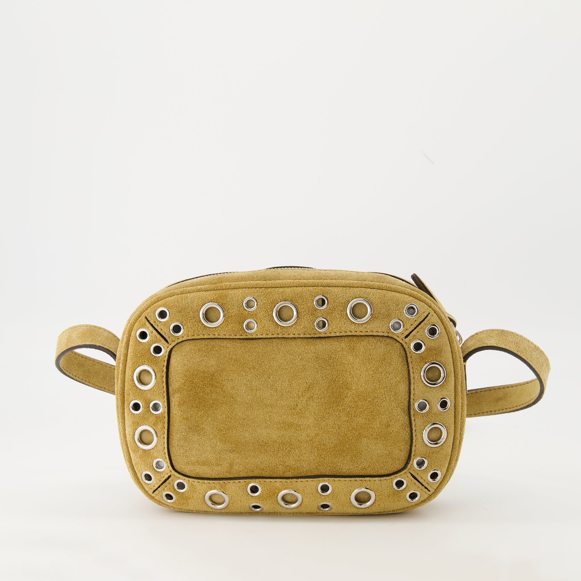 Sacs bandoulière Pochette Nellcôte en daim Valentino Garavani Beige Femme