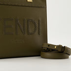 Tote bags Mini sac Sunshine Fendi Green Femme