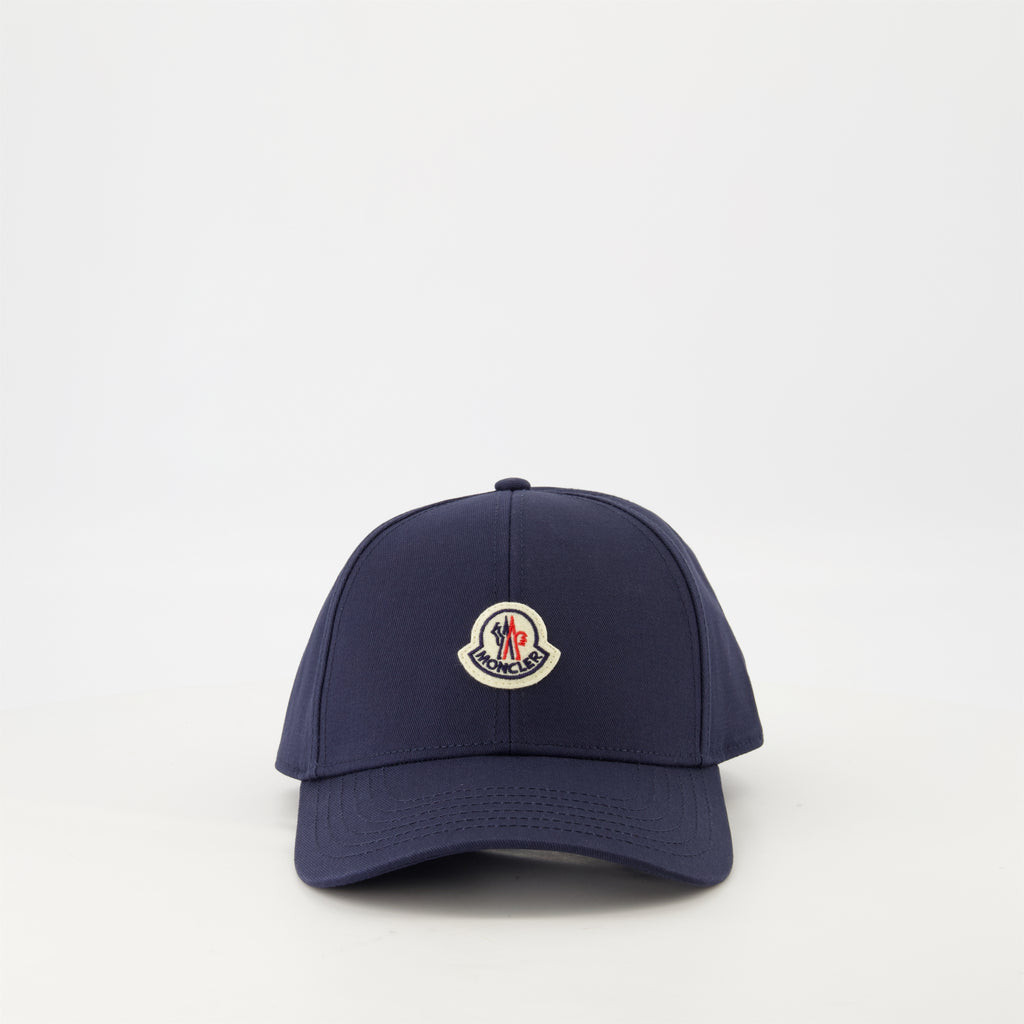 Image de l'article Casquette logo bleu marine de la marque Moncler pour Homme - Saison Printemps-Été 2026 - Vue de Face