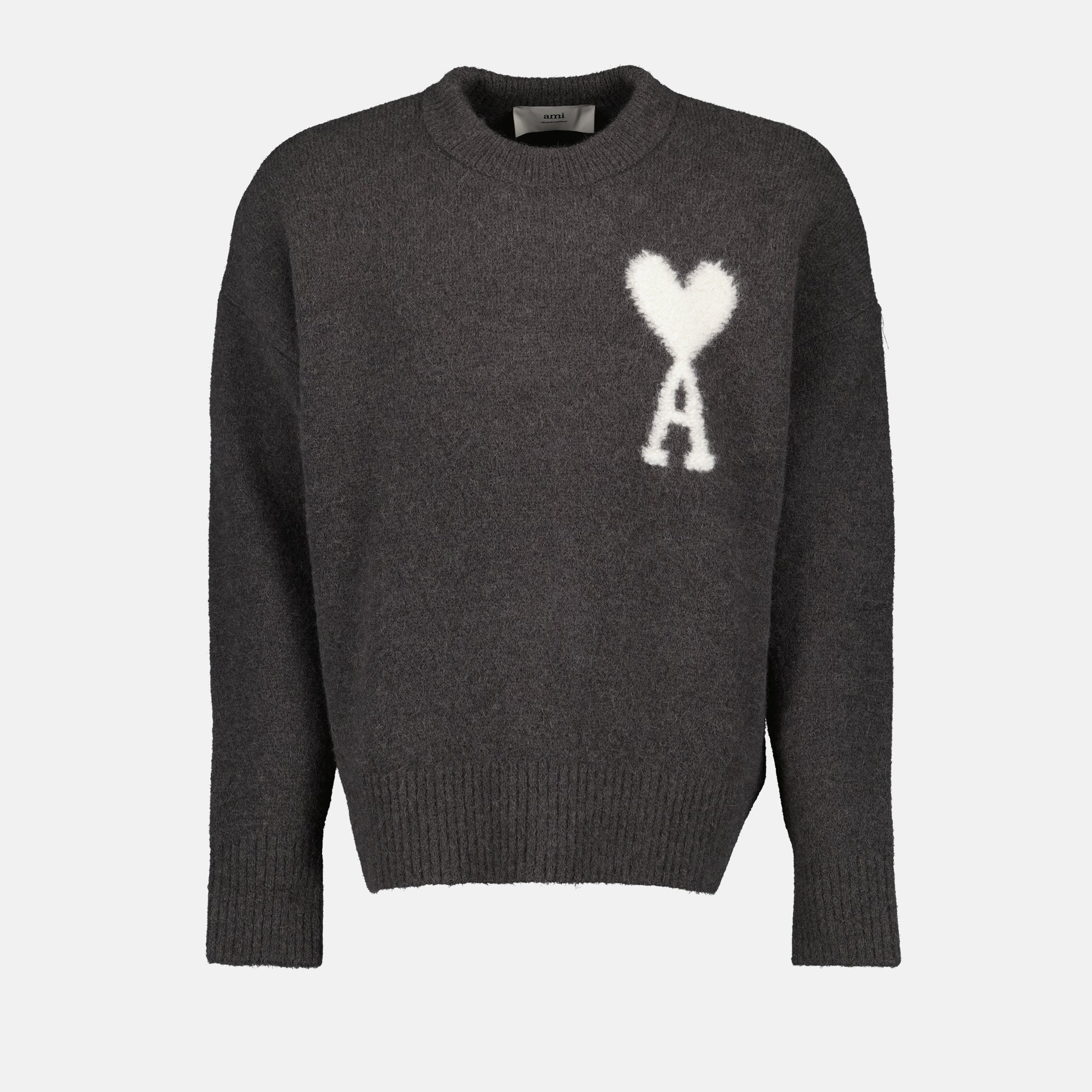 Maglieria Pull AMI de Coeur Ami PARIS Grigio Unisex
