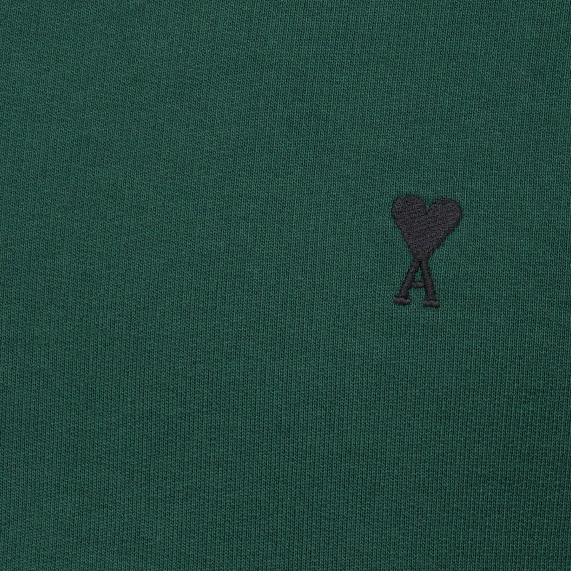 Sweatshirts Green Cotton Sweatshirt Ami PARIS Vert Homme