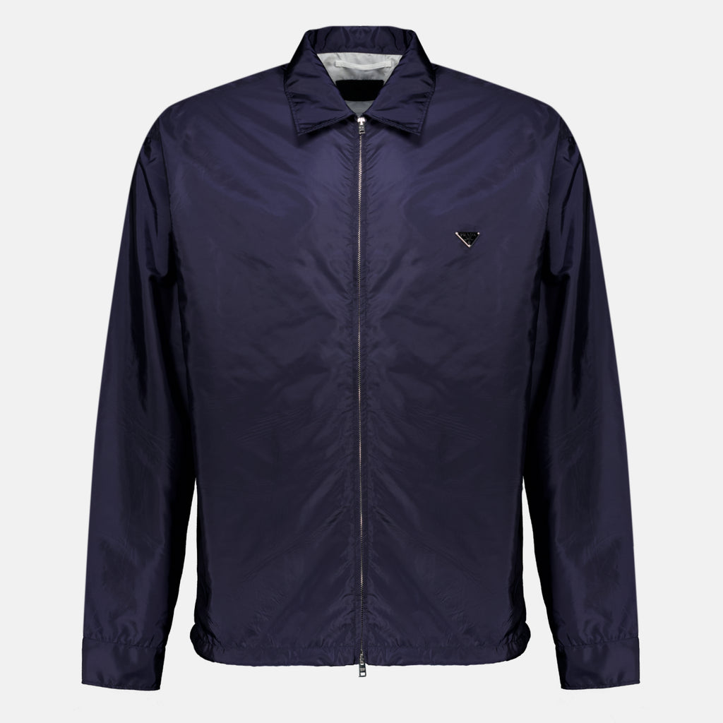 Chemises Navy Blue Shirt in Re-Nylon Prada Bleu foncé Homme