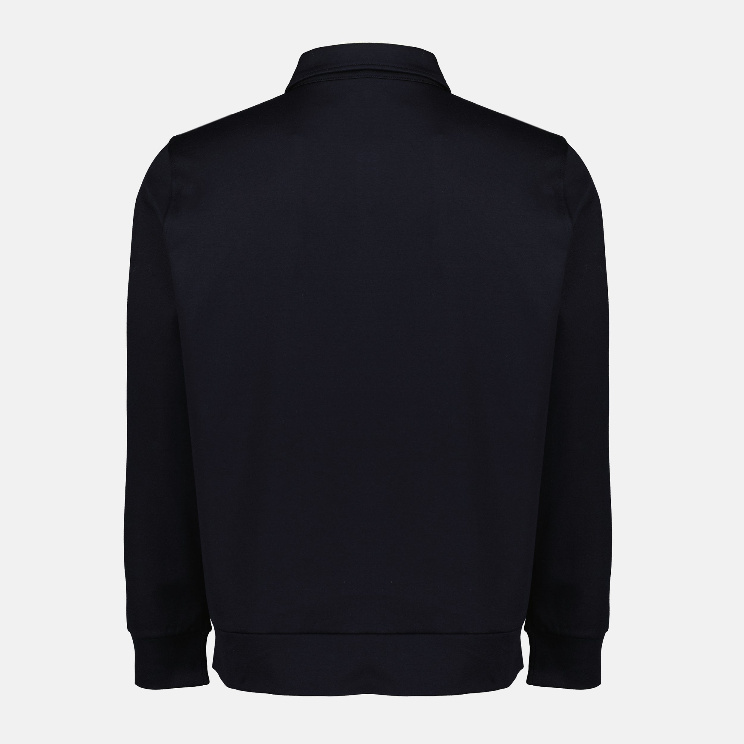 Image of the Moncler men's cotton zip sweatshirt - Spring-Summer 2026 - Back View