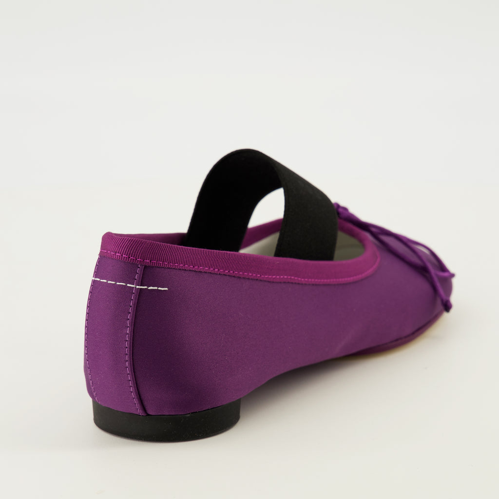 Chaussures plates Ballerine Anatomic Numeric in Raso Viola Mm6 Violet Femme
