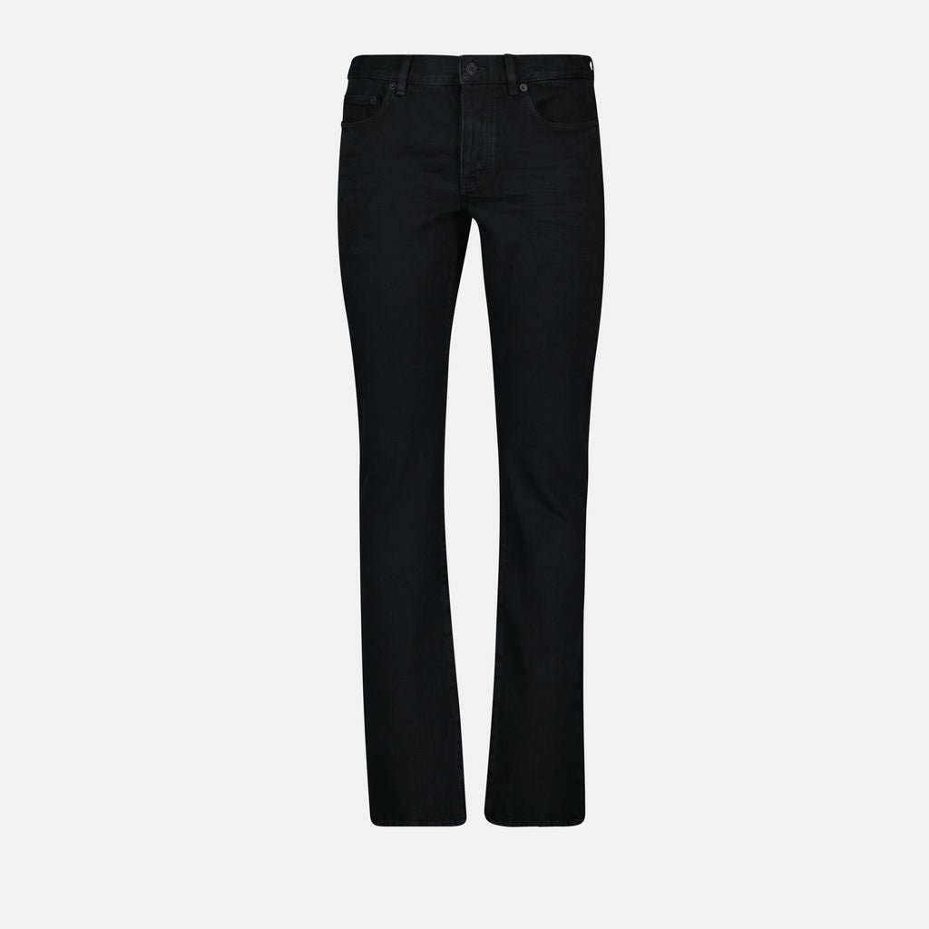 Pantalons Jean slim noir Saint Laurent Noir Homme
