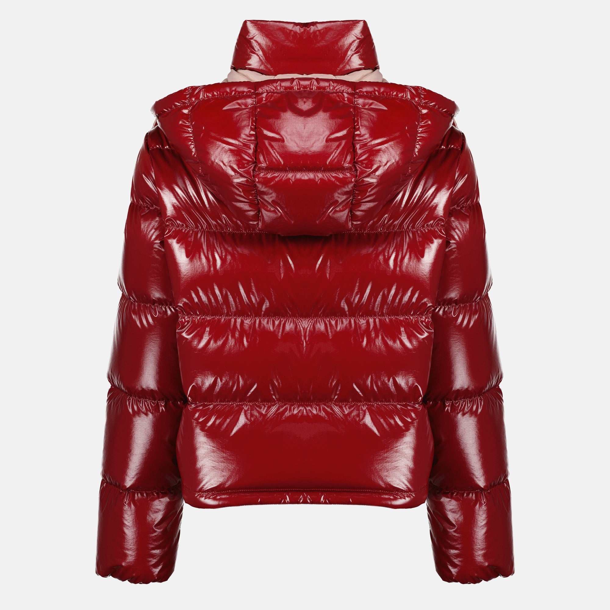 Manteaux ニヴェオレ レッド ダウン ジャケット Moncler Rouge Femme