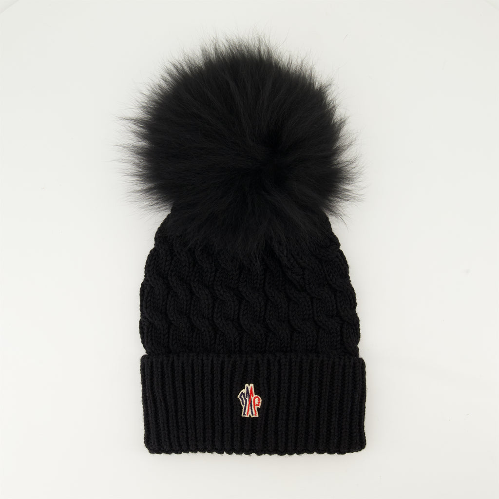 모자, 캡 및 비니 Bonnet à pompon Moncler Grenoble 검은색 Femme