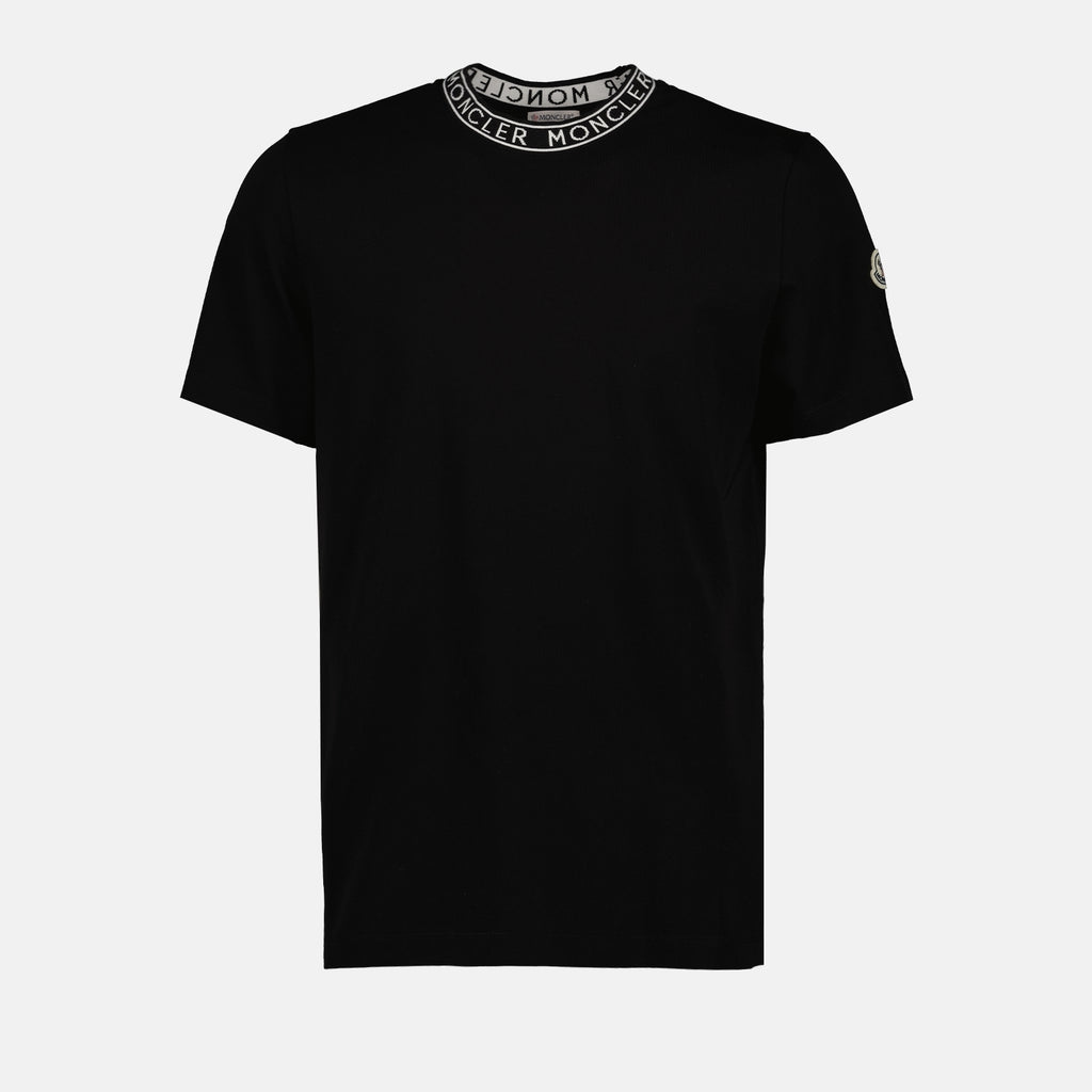 T-shirts T-shirt finitions logo Moncler Black Homme