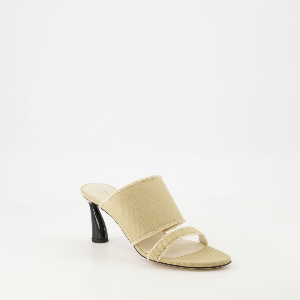 Chaussures ouvertes Mules Garnett Iro Beige Femme