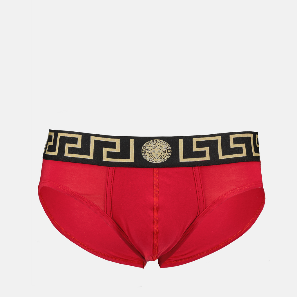 Intimo e homewear Slip Greca Versace Rosso Homme