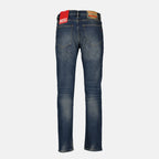 Imagem do artigo Jeans Diesel D-Strukt 2019 L.34 azul para homem - Temporada Outono-Inverno 2025 - Vista traseira