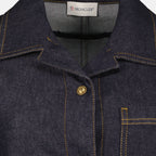 Robes Robe chemise Moncler Bleu foncé Femme