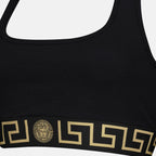 Roupa íntima e homewear Brassière de sport Medusa Greca Versace Preto Femme