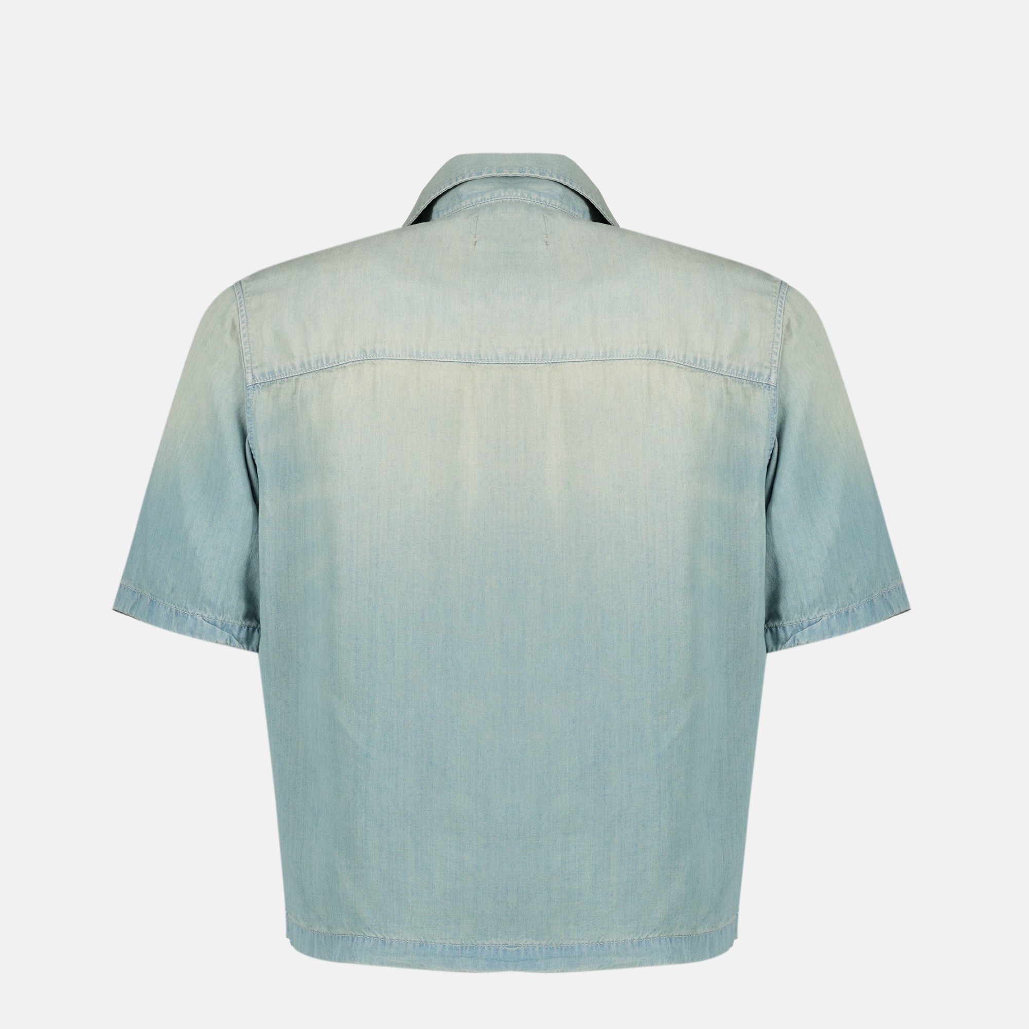 Immagine della camicia D-Banni effetto denim di Diesel per Uomo - Stagione Primavera-Estate 2026 - Vista Posteriore