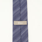 Écharpes, foulards et gants Cravate Dior Oblique bleue en soie Dior Bleu foncé Homme