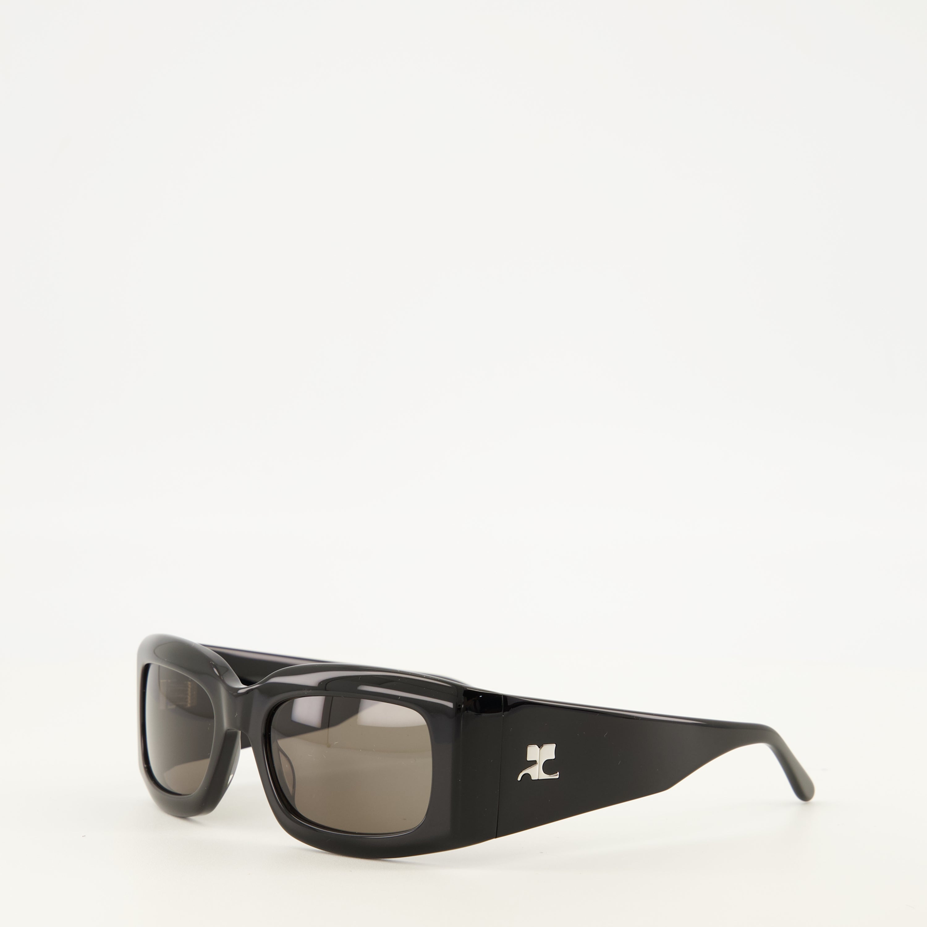 Lunette de soleil 69 noir Courrèges Noir