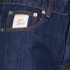 Imagen del short de denim azul oscuro de la marca Ami PARIS para Mujer - Temporada Primavera-Verano 2026 - Vista Detallada_2
