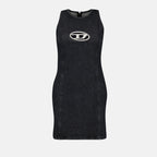 Robes Robe en denim De-Ferriz-Fsd Diesel Noir Femme