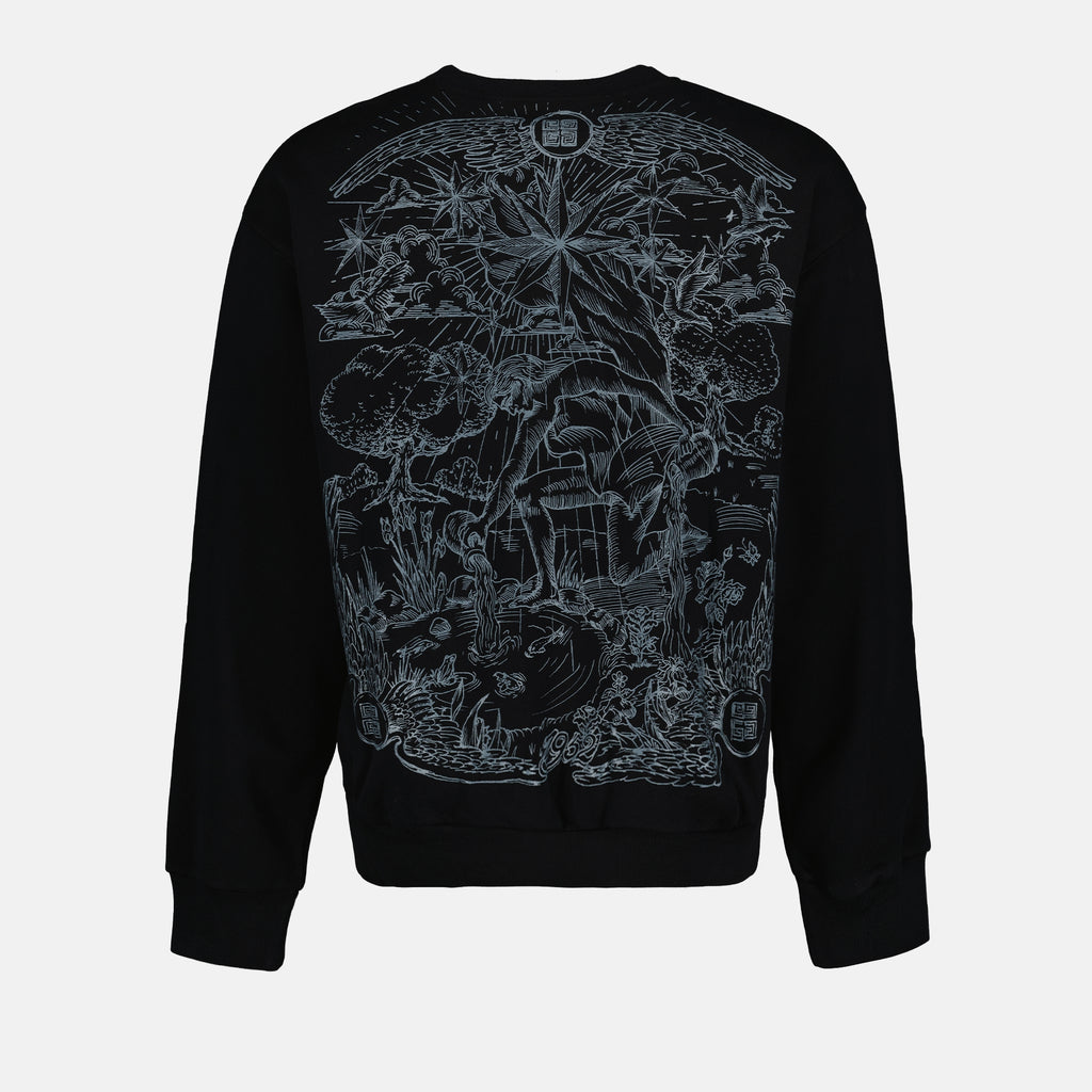 Sweatshirts Sweatshirt à logo Givenchy Black Homme