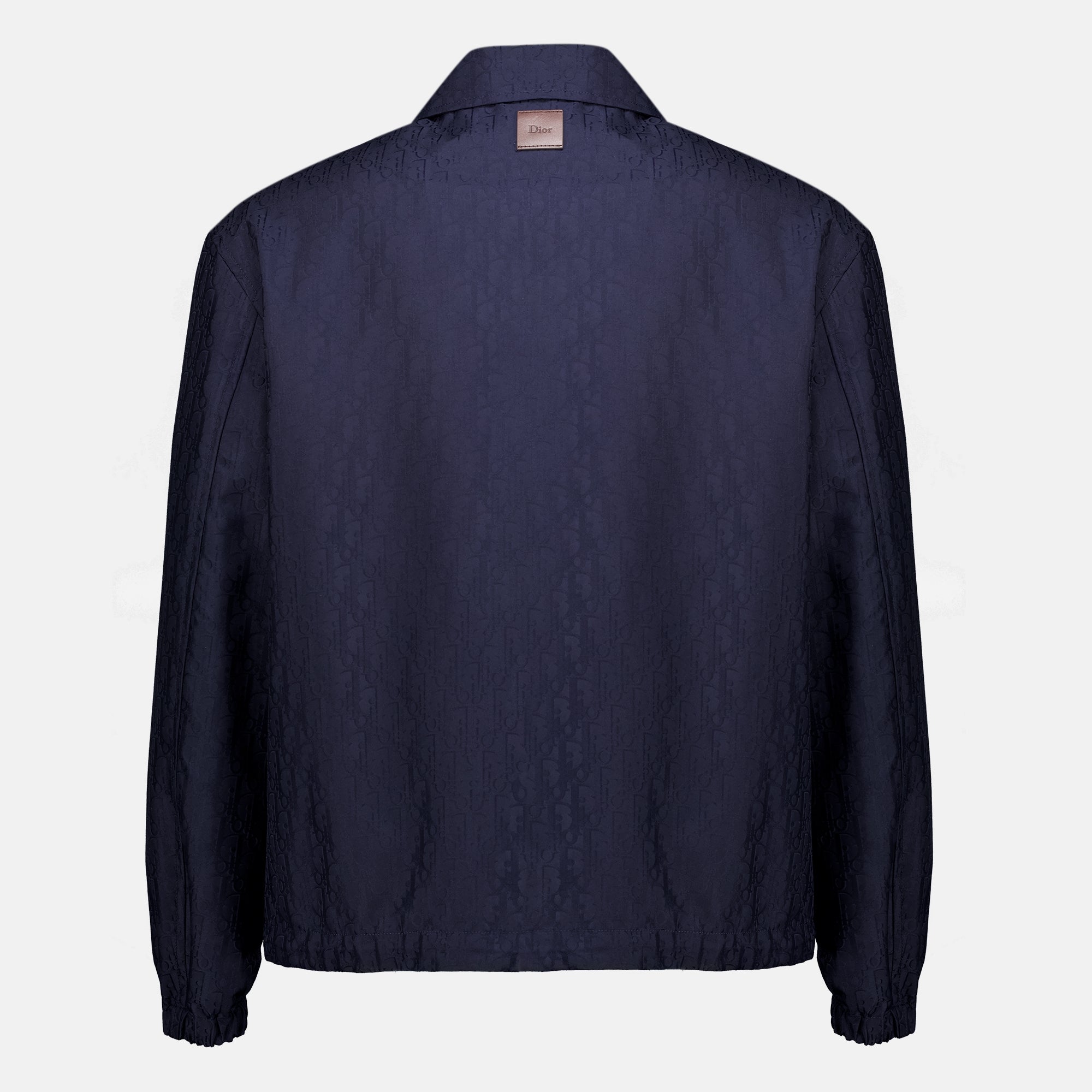 Vestes Dior Oblique Marineblaue Coach-Jacke Dior Bleu foncé Homme