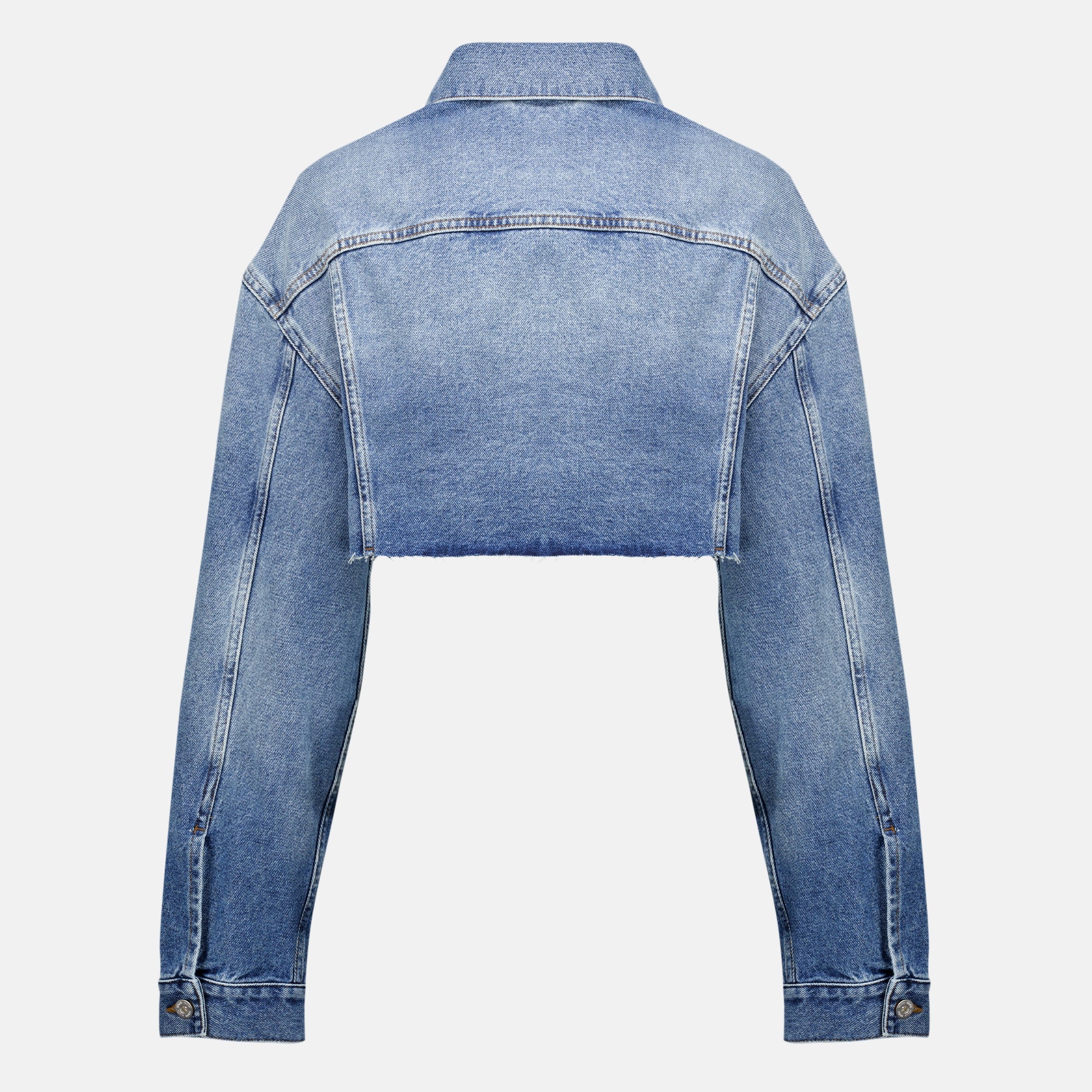 Vestes Casaco de Denim Azul Curto Miu Miu Bleu Femme