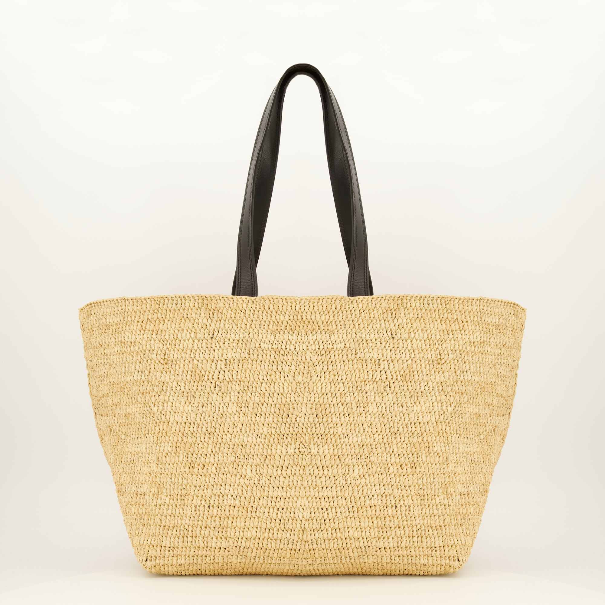 Sacs cabas Sac cabas en raphia beige Ami PARIS Beige Unisexe