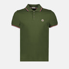Polos Polo com Logo Moncler Cáqui Homme