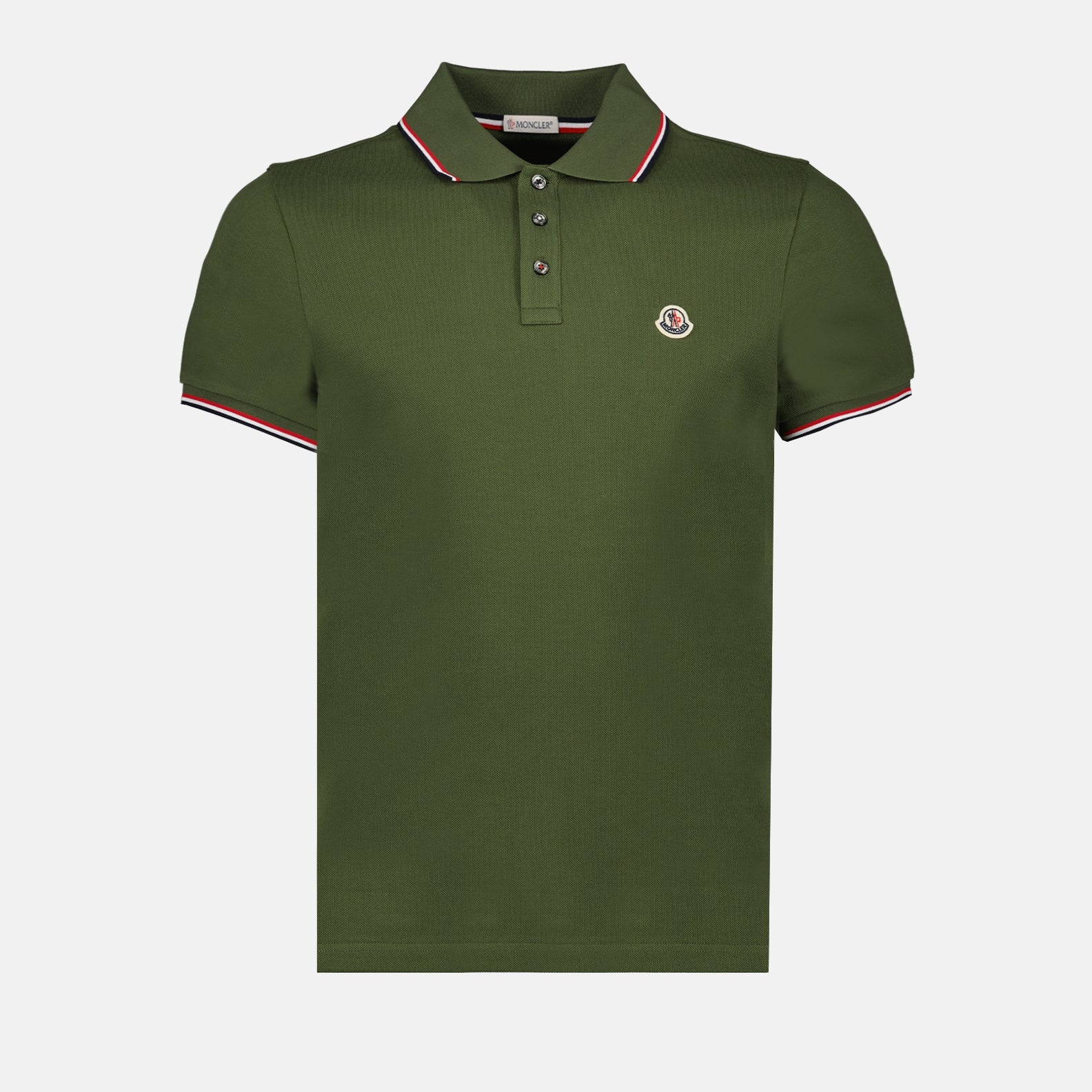 Polo shirts Logo Polo Moncler Khaki Homme