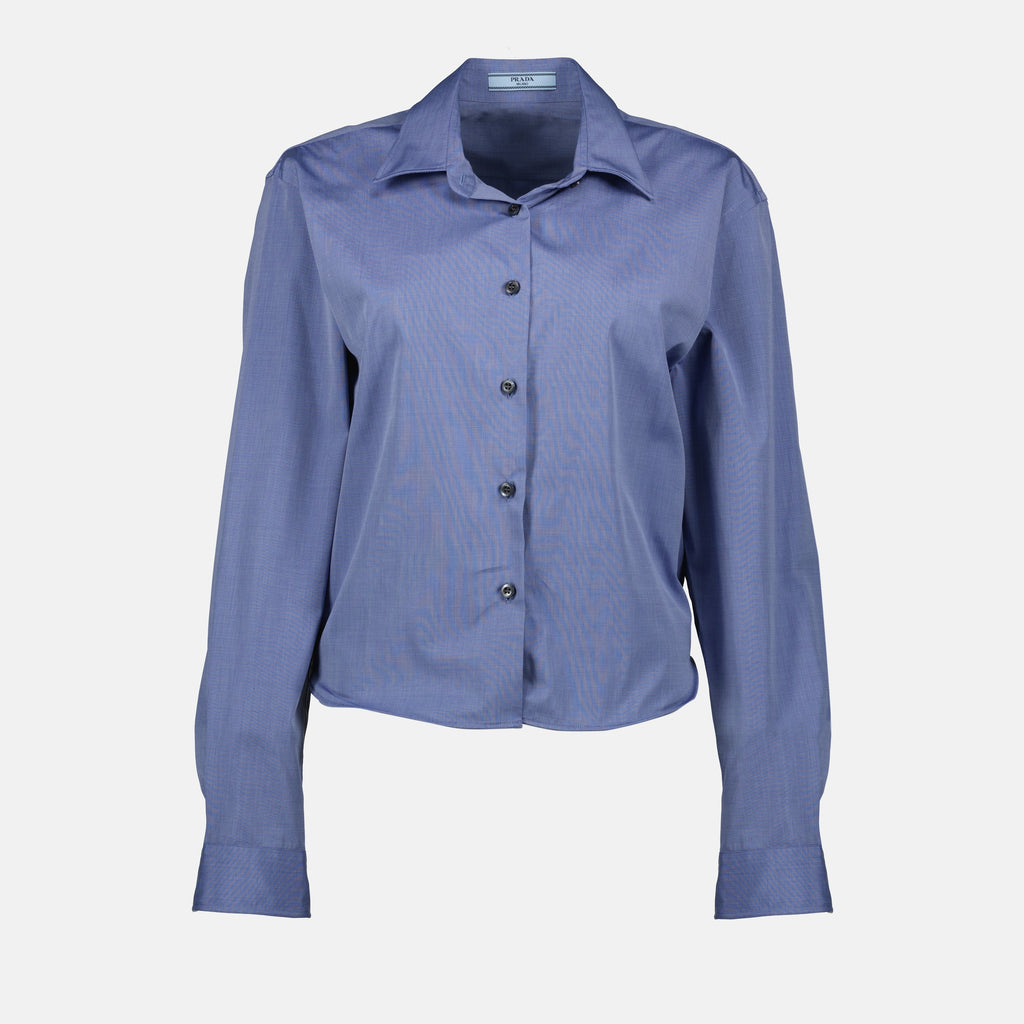 셔츠 Chemise bleue Prada 파란색 Femme