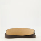 Ceintures Ceinture en cuir marron Max Mara Marron Femme