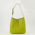 Image de l'article Sac Le 5 à 7 small en cuir vert de la marque Saint Laurent pour Femme - Saison Printemps-Été 2026 - Vue de Face