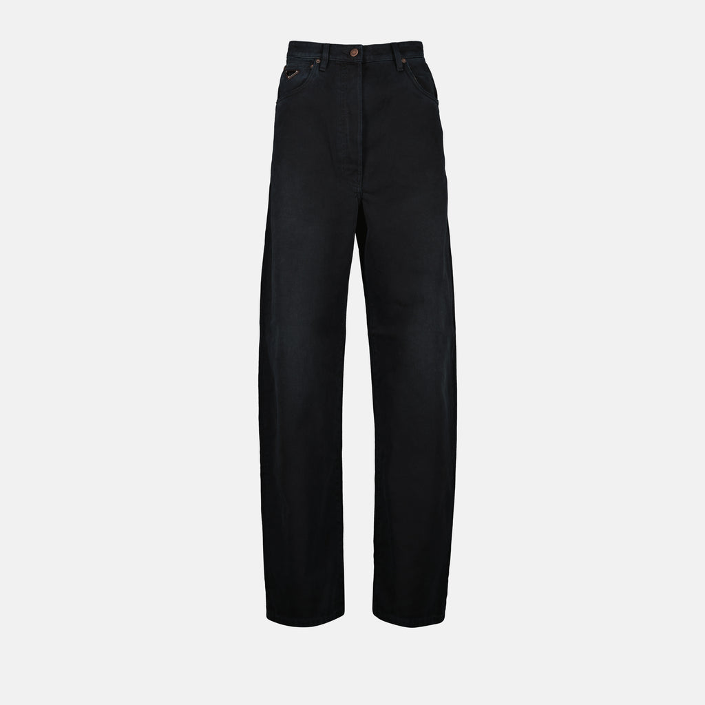 Pants Denim Jeans Prada Black Femme