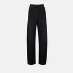 Calças Jeans em Denim Prada Preto Femme