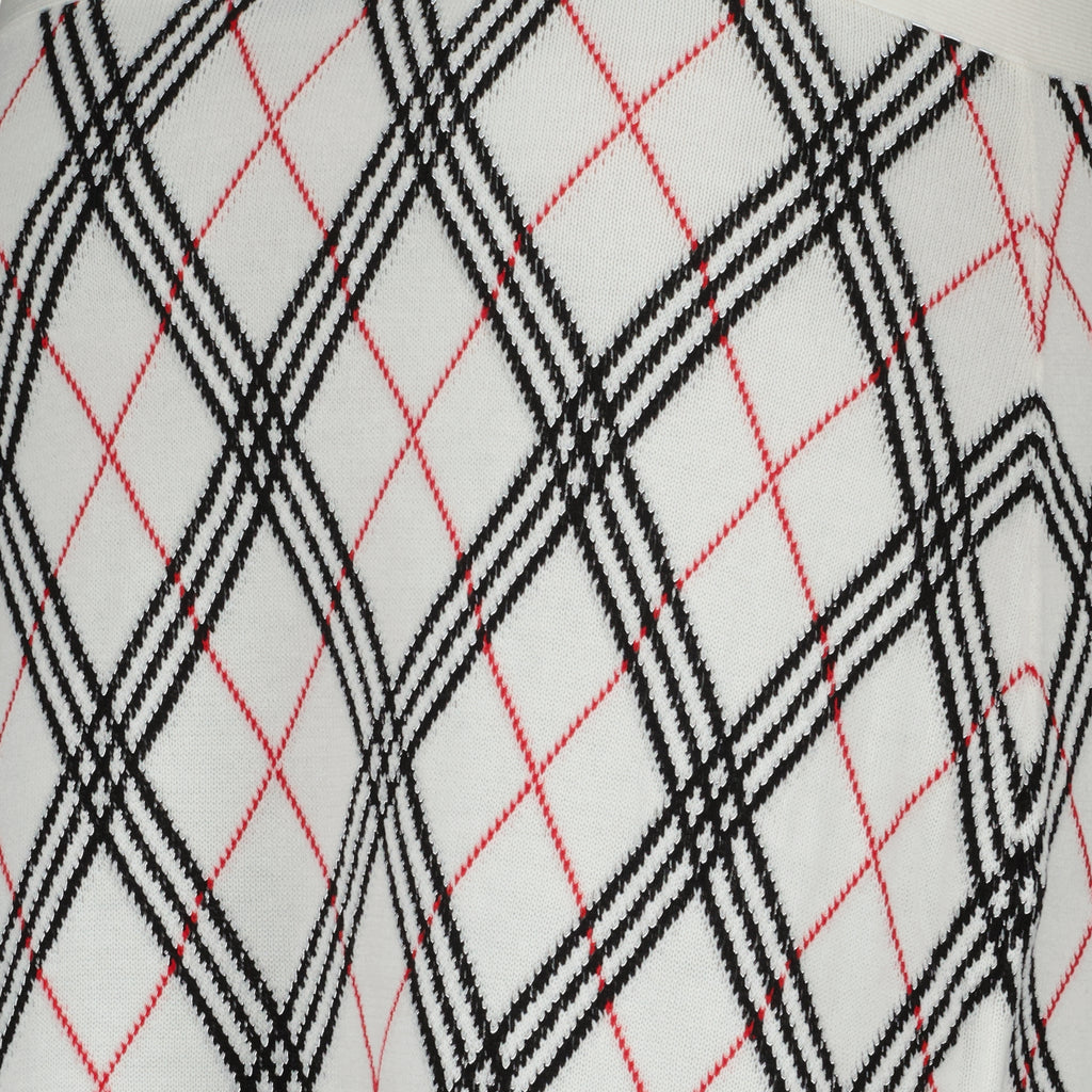 Jupes Jupe midi Check Burberry Blanc Femme