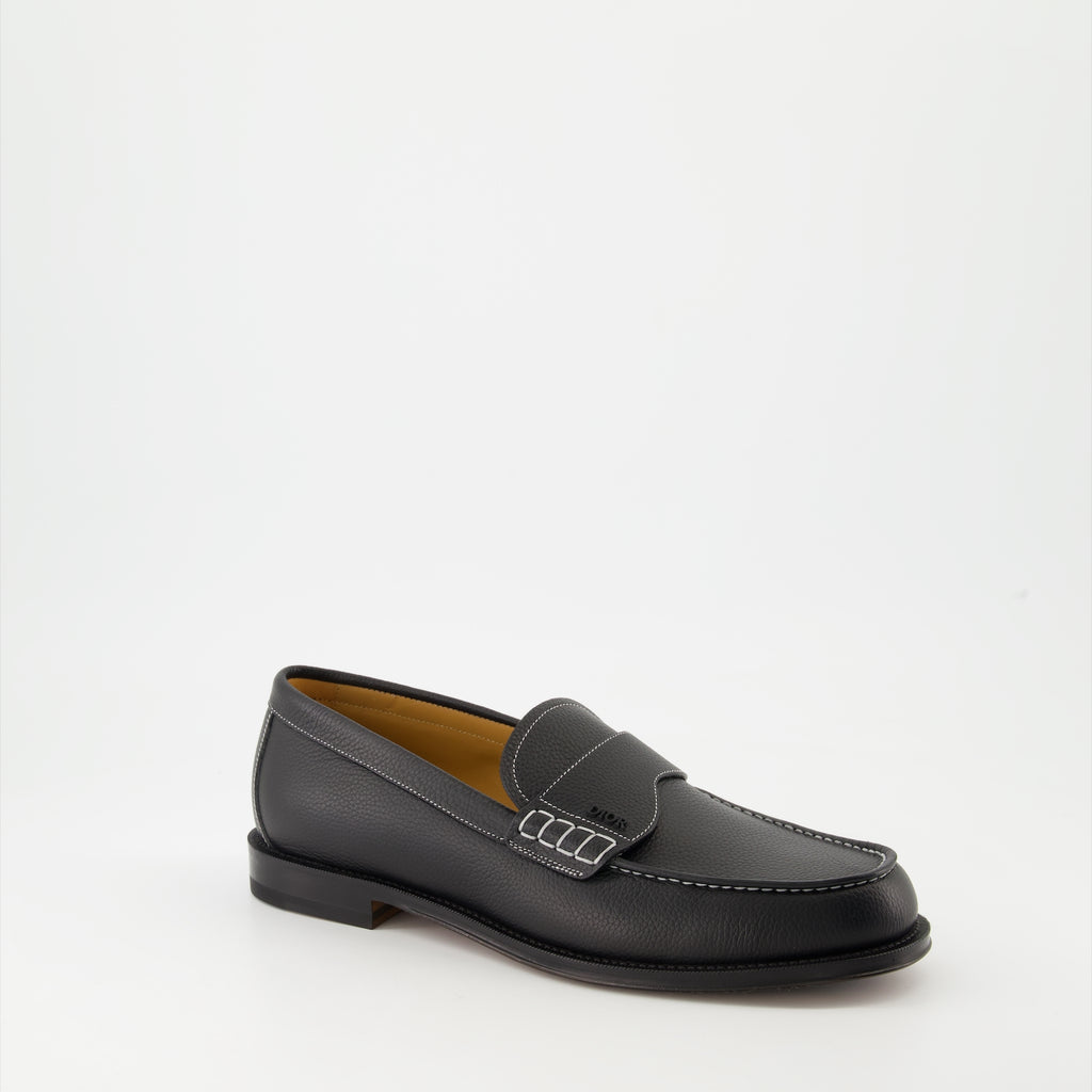 Loafer Granville Mokassins Dior Schwarz Homme