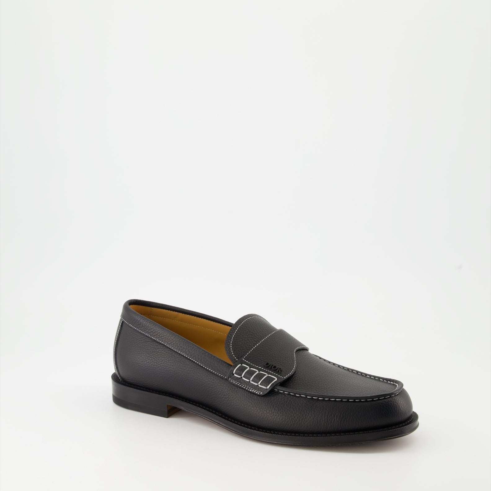 Loafer Granville Mokassins Dior Schwarz Homme
