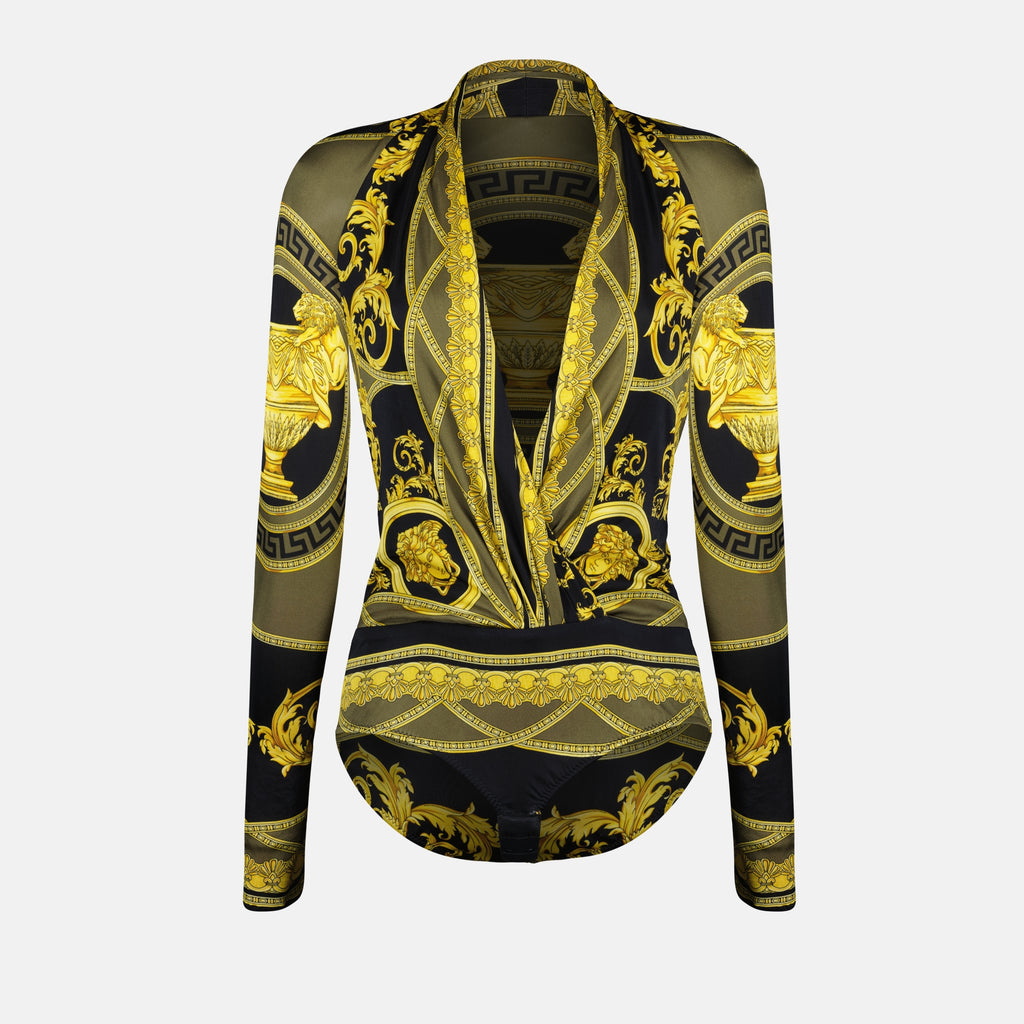 Tops Body Barocco Versace Yellow Femme