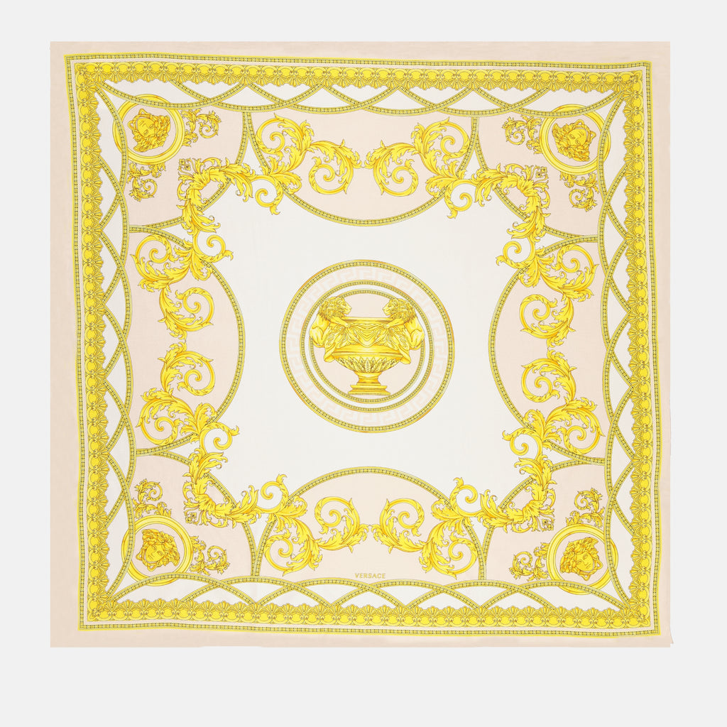 Scarves and gloves Foulard La Coupe des Dieux Versace Gold Femme