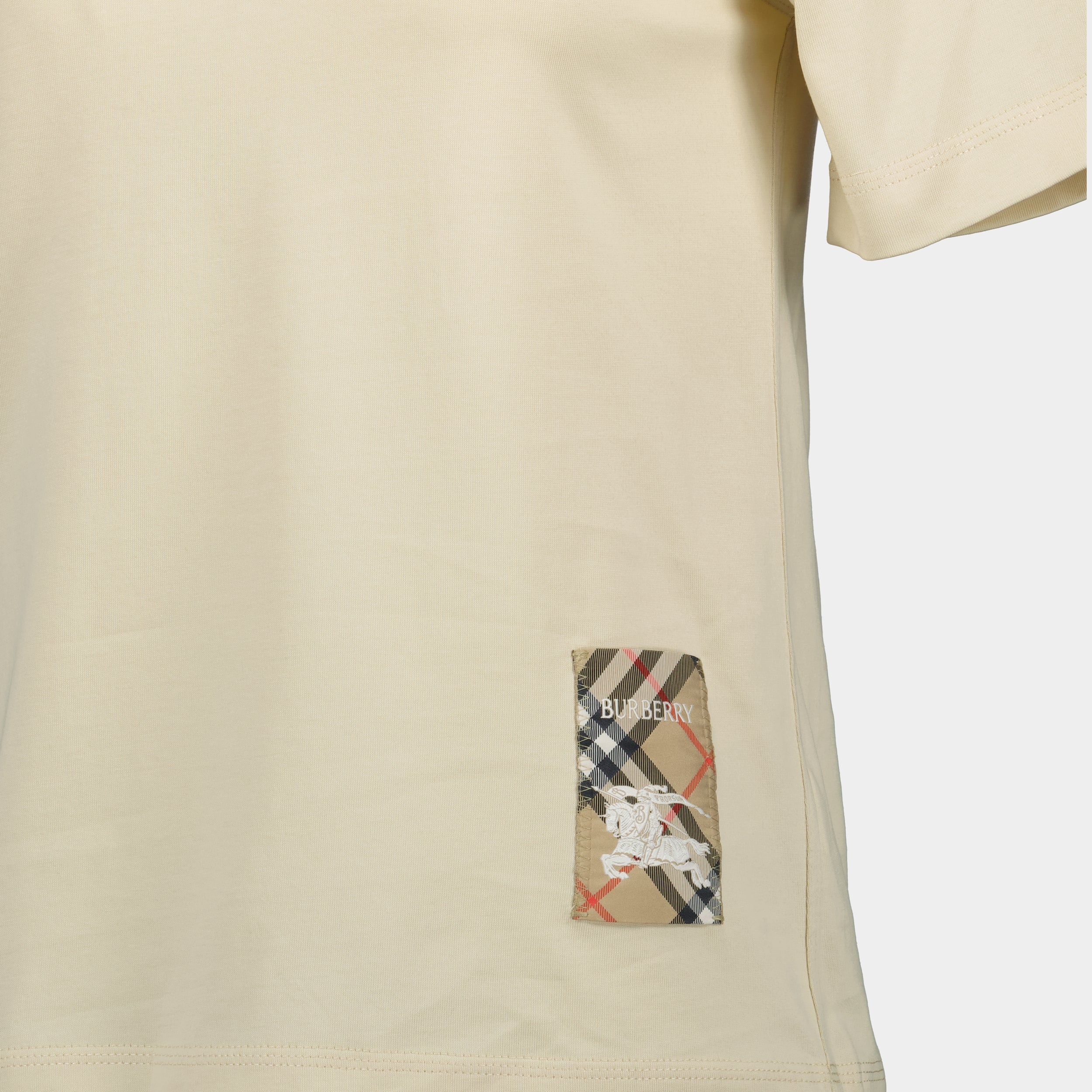 T-shirts Cavalier T-Shirt Burberry Beige Femme