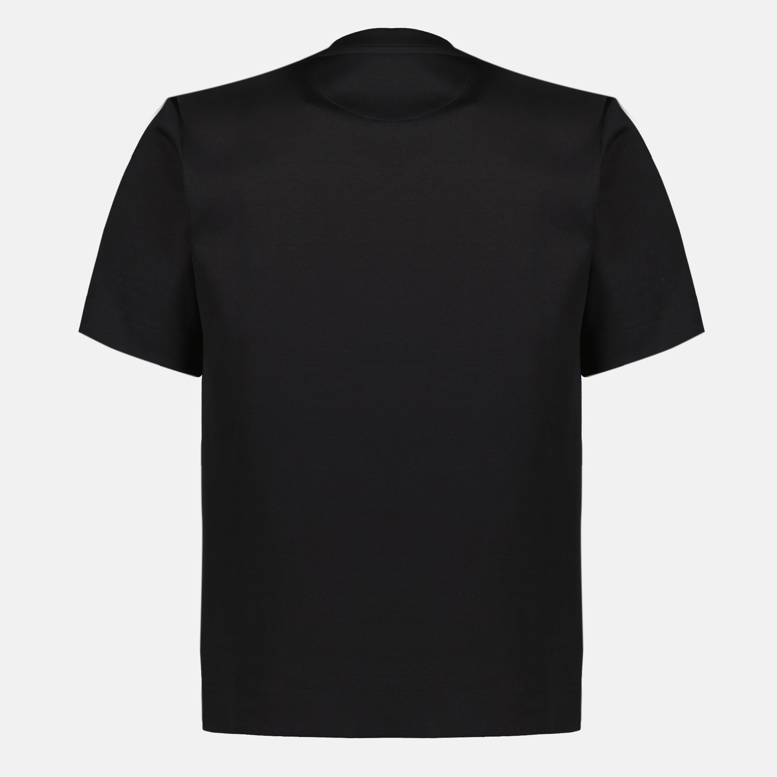 T-shirts T-shirt imprimé noir en coton Fendi Noir Homme