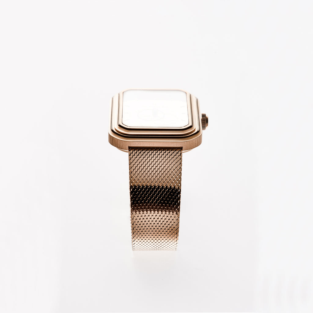 Bijoux Montre Ecce Figura Lys Bracelet Acier Or Rose Beaubleu Doré Unisexe
